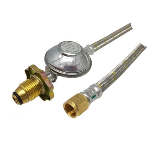 Bromic 10mm SS Hose 3/8SAE F x POL Regulator - 90cm