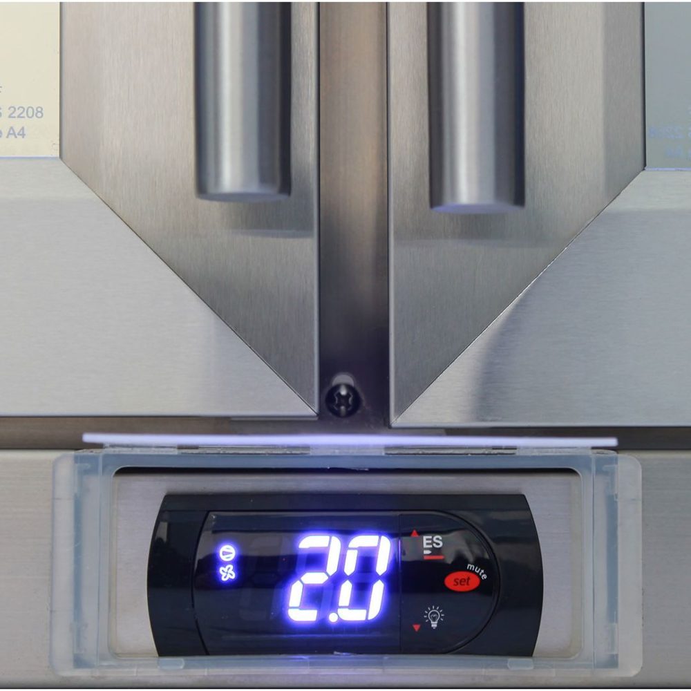 Rhino - GSP2H-840-SS - Stainless Steel Glass Door Bar Fridge - 840mm High - Image 7