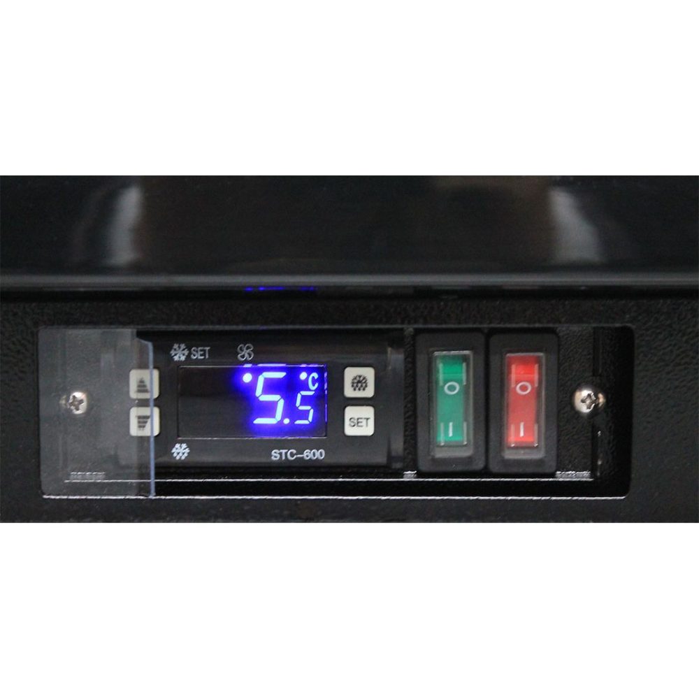 Rhino - SG2S-B - Black Sliding 2 Door Glass Bar Fridge - Image 6