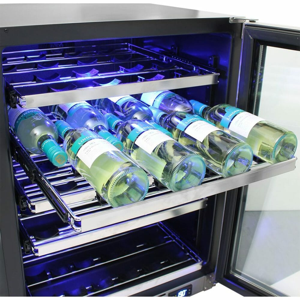 Schmick - JC132-COMBO - Stainless Steel Door Triple Glazed Beer & Wine Fridge - Combo - Image 8