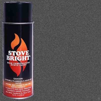 Stove Bright Paint Aerosol - Charcoal