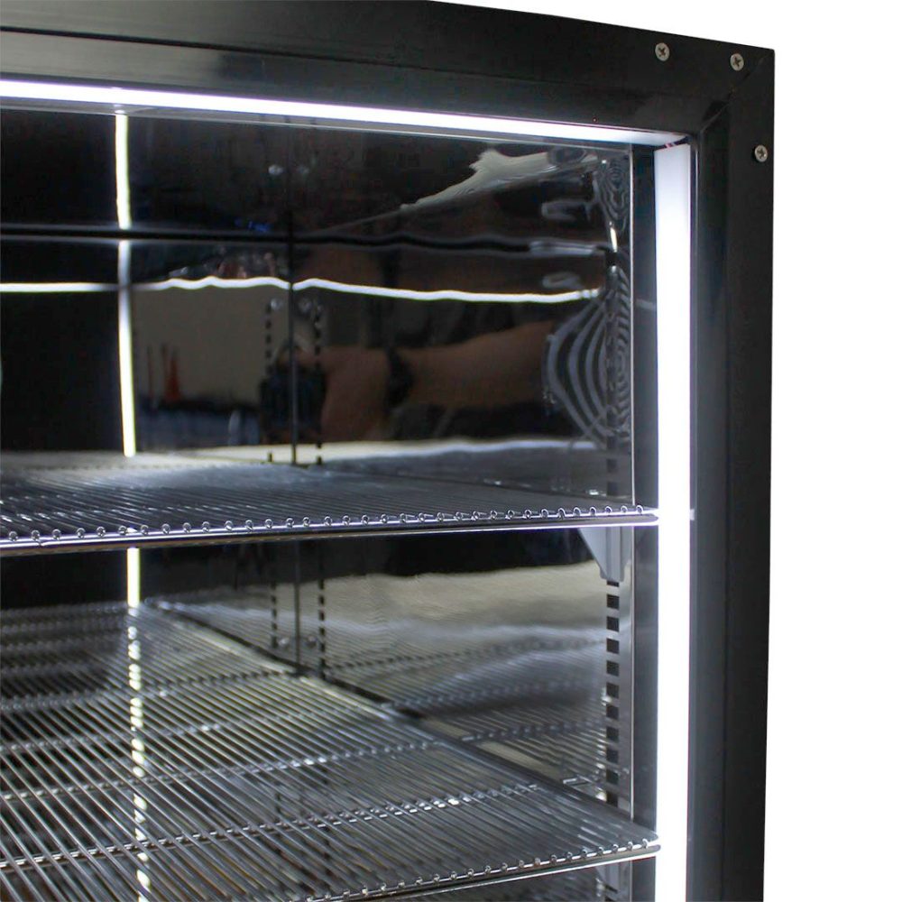 Schmick - SK126L-HD - Stainless Steel Heated Glass Door Bar Fridge - Left Hinged - Image 4
