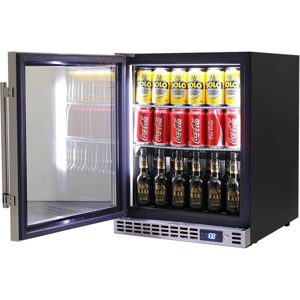 Schmick - SK86L-HD - Stainless Steel Heated Glass Door Bar Fridge - Left Hinged - Image 5