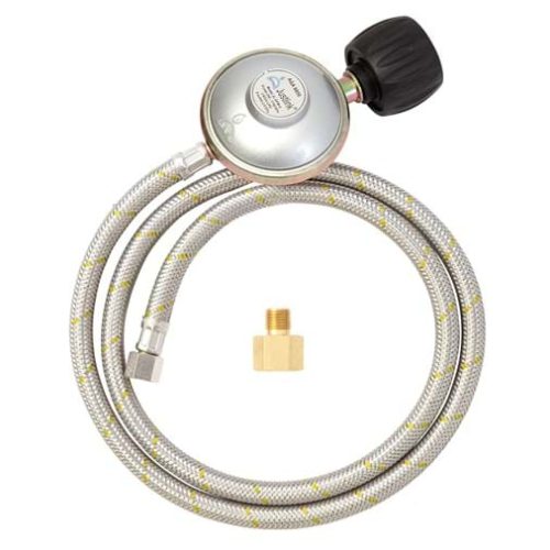 Gasmate Safe Lok BBQ Hose and Regulator 1/4-3/8 BSP 1.2m