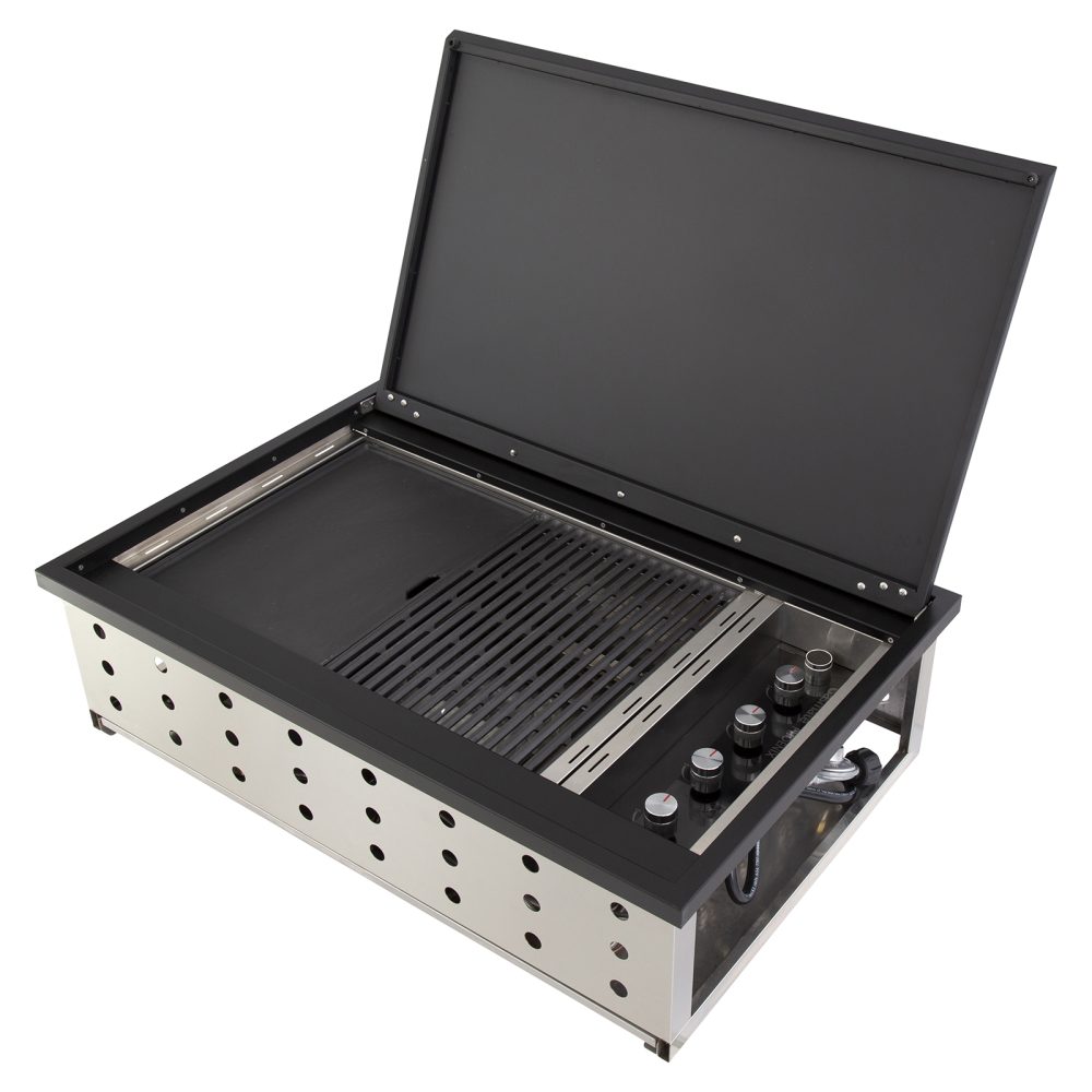 Gasmate Phoenix 4B Flush Mount Drop-In BBQ LPG - Image 4