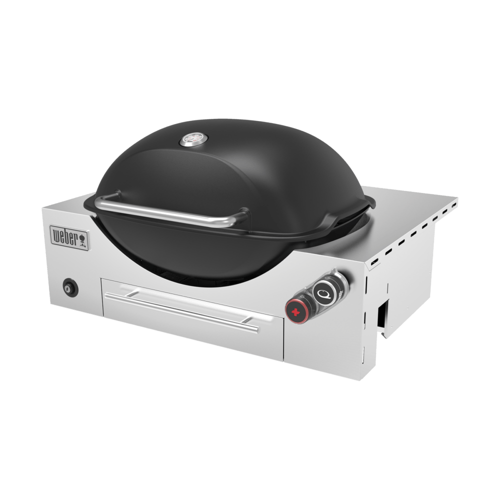 Weber Built-in Q+ Premium 3600N+ - Midnight Black Natural Gas - Image 4