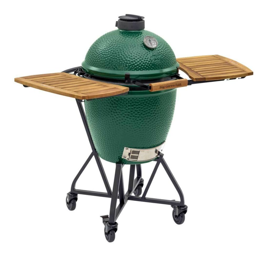 Big Green Egg Mates Acacia - Set of 2 inc bracket - suit Large - 44 x 28cm - Image 2