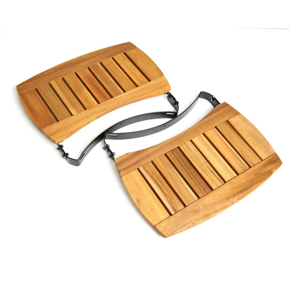 Big Green Egg Mates Acacia - Set of 2 inc bracket - Suit MiniMax - 34 x 28cm