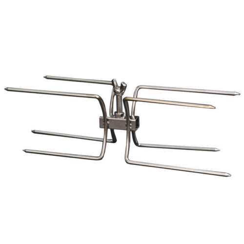 Flaming Coals Double Ended Rotisserie Prong -10mm Square