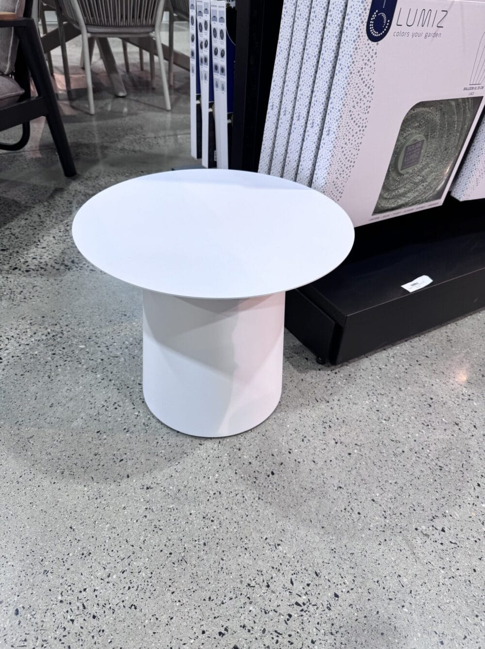 Melton Craft Round White Coffee Table - 45cm