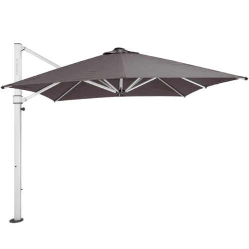 Instant Shade Umbrellas Aurora 2.8m Square inc Matching Cover - Acrylic - Smoked Tweed