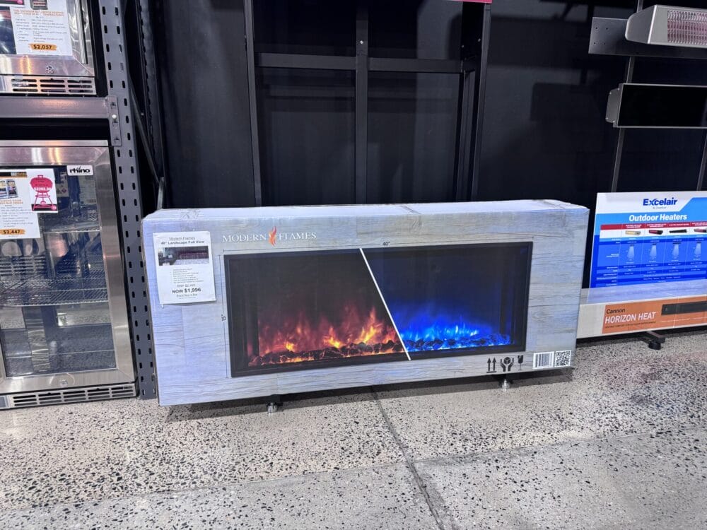 Modern Flames Landscape 40inch Full View - One Only - South Morang