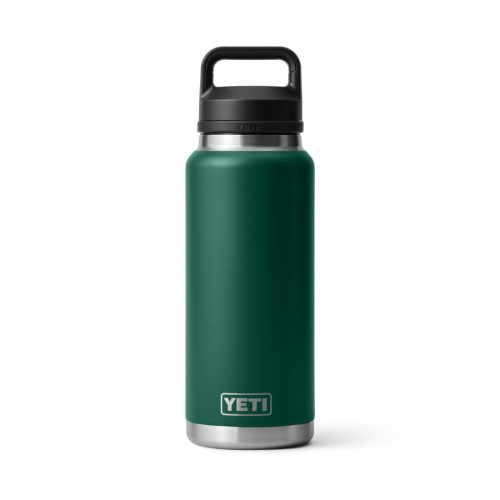 Yeti Rambler 36oz Bottle with Chug - Black Forest Green