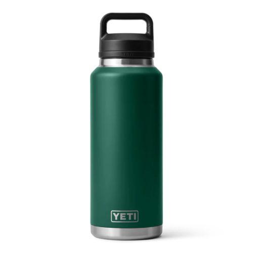 Yeti Rambler 46oz Bottle with Chug Cap - Black Forest Green